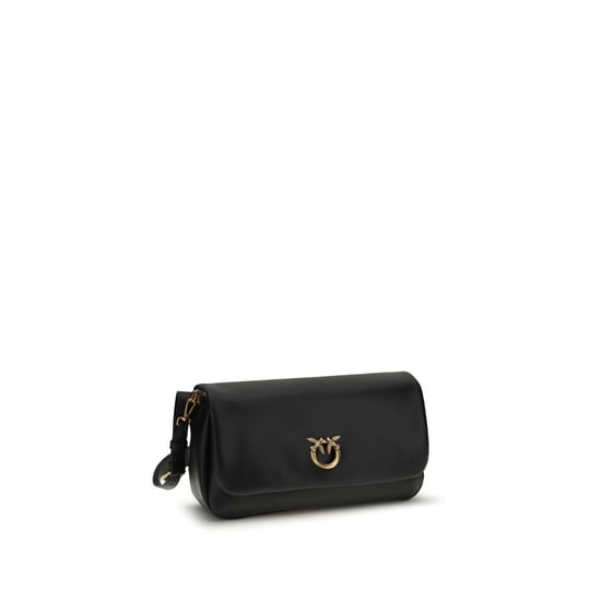 Bolso de hombro PINKO de piel de ternera negra Bos Taurus - Image 2
