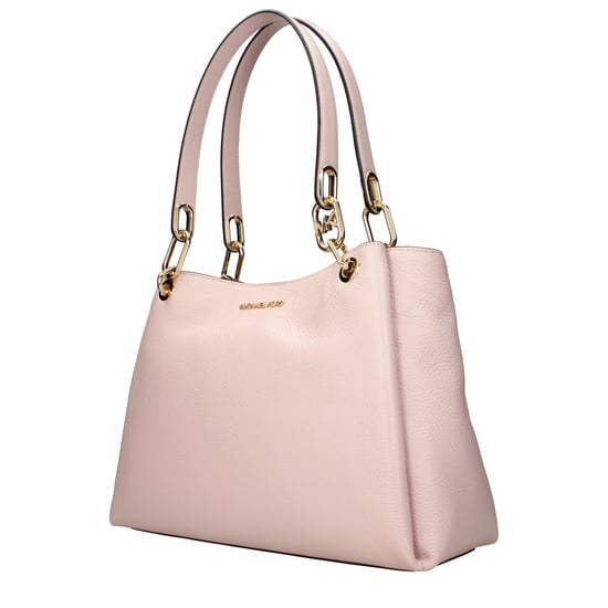 Bolso de hombro de cuero rosa Michael Kors - Image 2