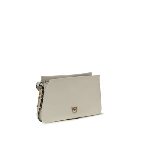 Bolsos de Hombro PINKO de Cuero de Ternera Blanco Bos Taurus - Image 2