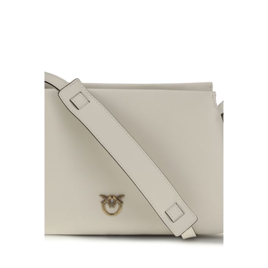 Bolsos de Hombro PINKO de Cuero de Ternera Blanco Bos Taurus - Image 4