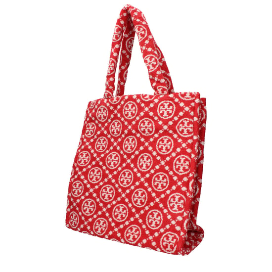 Bolso de Hombro Rojo de Algodón de Tory Burch - Image 2