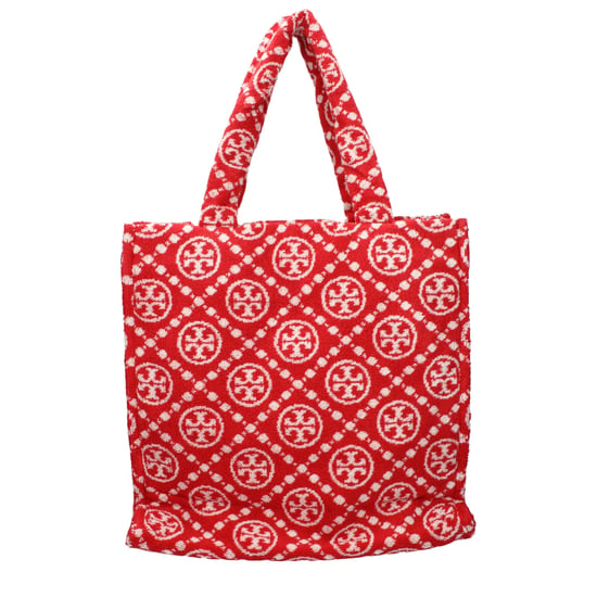 Bolso de Hombro Rojo de Algodón de Tory Burch - Image 3