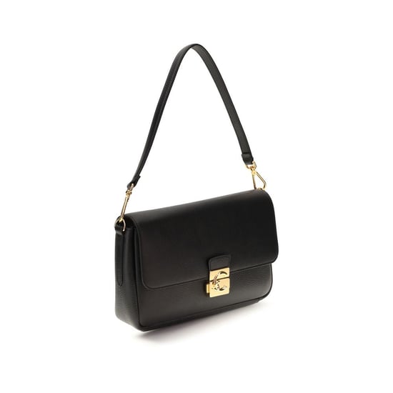 Bolso de hombro Coccinelle de piel de ternera negra Bos Taurus - Image 2