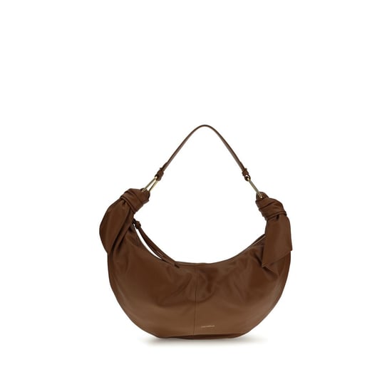 Bolso de Hombro Bos Taurus de Cuero de Ternera Marrón Coccinelle - Image 1