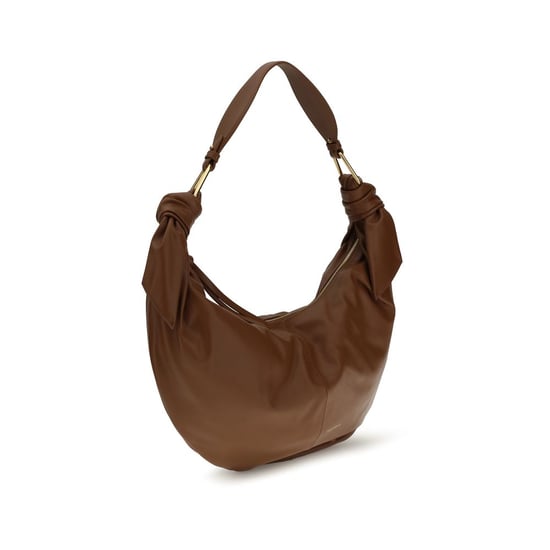 Bolso de Hombro Bos Taurus de Cuero de Ternera Marrón Coccinelle - Image 2