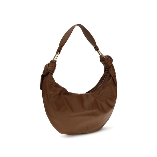 Bolso de Hombro Bos Taurus de Cuero de Ternera Marrón Coccinelle - Image 3