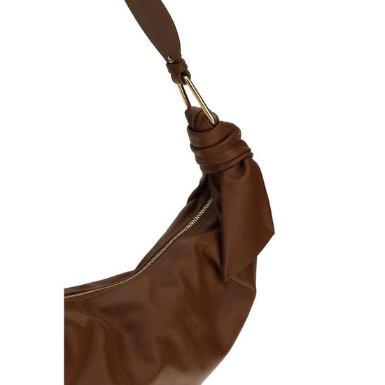 Bolso de Hombro Bos Taurus de Cuero de Ternera Marrón Coccinelle - Image 4