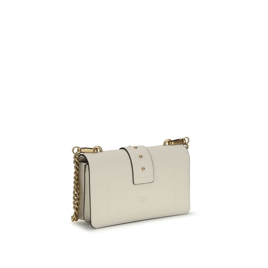 Bolso de hombro PINKO de piel de ternera beige Bos Taurus - Image 3