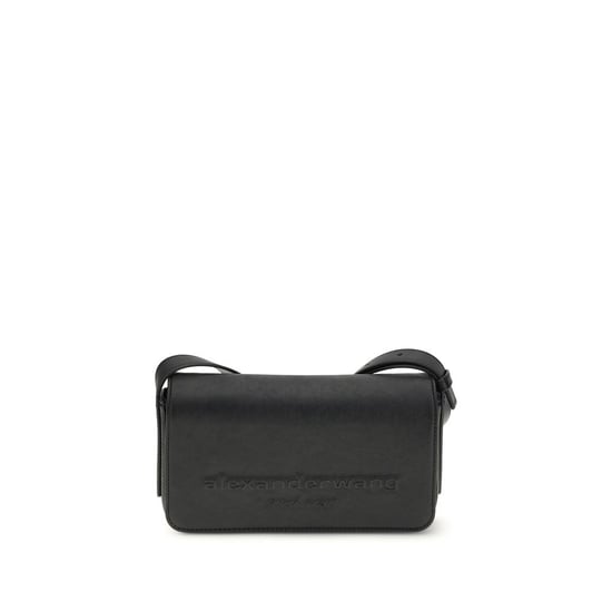 Bolso de hombro Bos Taurus de cuero de ternera negro Alexander Wang - Image 1