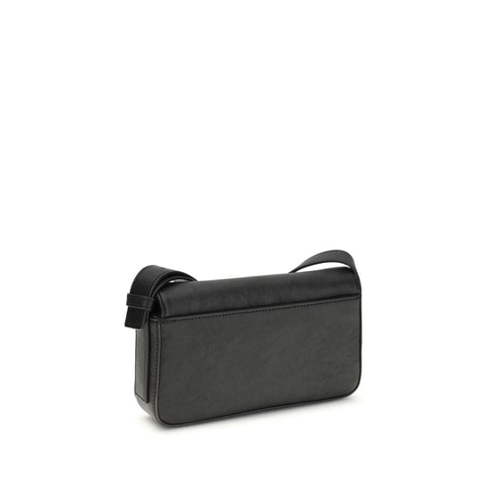 Bolso de hombro Bos Taurus de cuero de ternera negro Alexander Wang - Image 3
