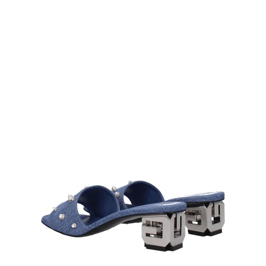 Sandalias Planas de Tela Azules Givenchy - Image 4