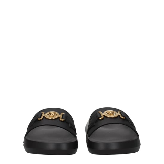 Zapatillas de cuero negro Versace - Image 3