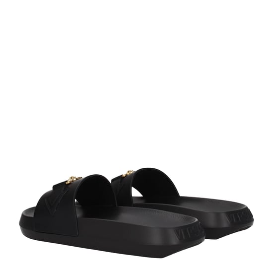 Zapatillas de cuero negro Versace - Image 4