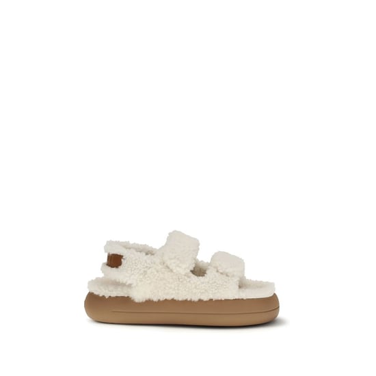Sandalias Planas de Poliamida Blanca Moon Boot - Image 1