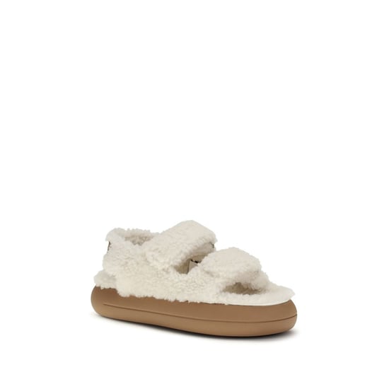 Sandalias Planas de Poliamida Blanca Moon Boot - Image 2