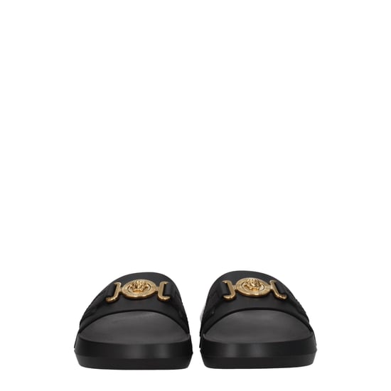 Zapatillas de cuero negro Versace - Image 3