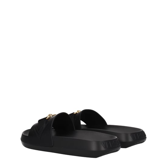 Zapatillas de cuero negro Versace - Image 4