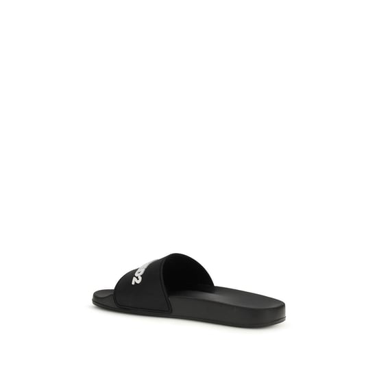 Sandalias de goma negras Dsquared² - Image 3