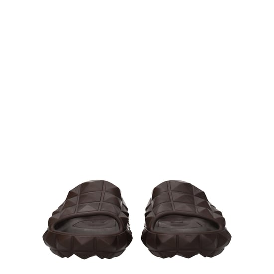 Zapatillas de algodón marrón Valentino Garavani - Image 3