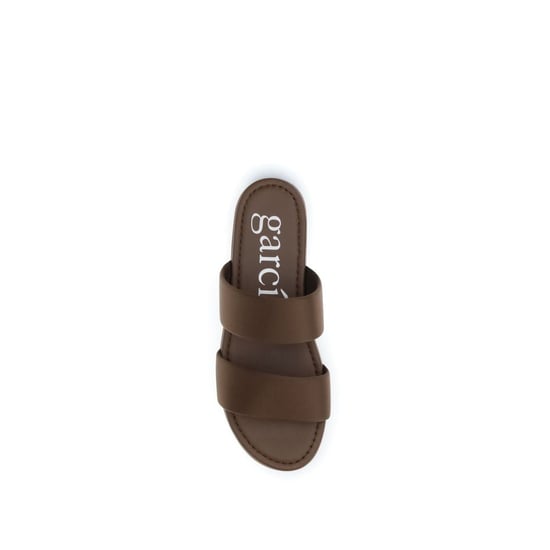 Sandalias Planas de Seda Marrón Pedro García - Image 4
