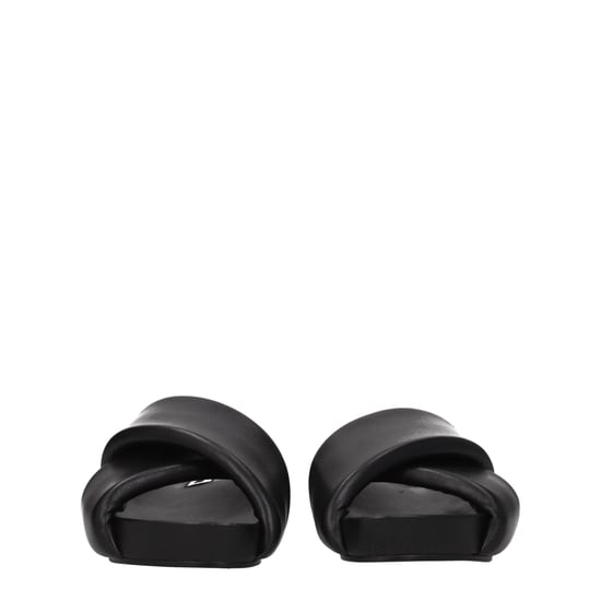 Zapatillas de piel negra Jil Sander - Image 3