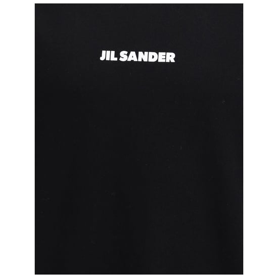 Camiseta de algodón negra Jil Sander - Image 3