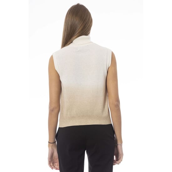 Suéter de Lana Blanca para Mujeres Baldinini Trend - Image 3