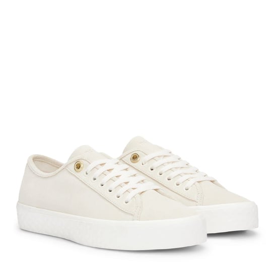 Women's Boss AidenLM Tennis Trainers in White - Image 3