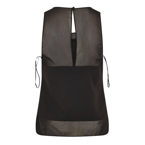 Top sin mangas para mujer Ted Baker con detalle en panel negro - Image 2