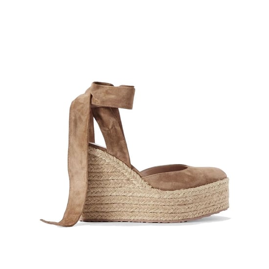 Espadrilles de piel de becerro beige Gianvito Rossi - Image 1