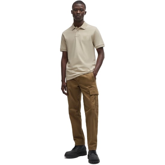 Polo de Diseño Premium para Hombre Boss Hbo Passenger en Beis Claro - Image 5