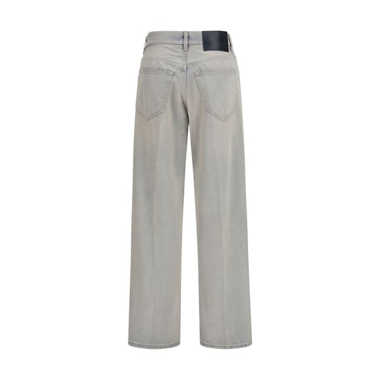 Jeans de algodón azul Haikure de corte relajado - Image 2