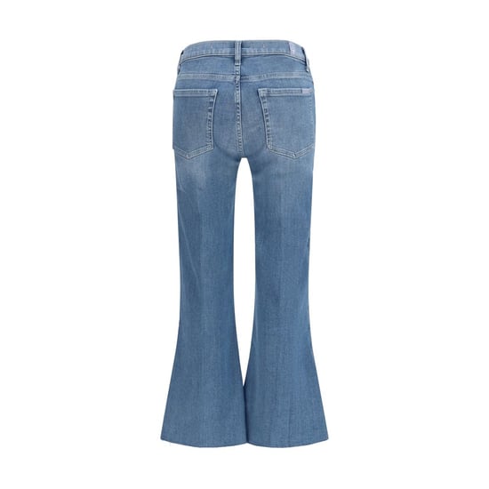 Jeans de tiro alto de algodón azul 7FOR - Image 2