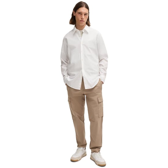 Camisa de manga larga plana Boss Relegant 6 M para hombre en blanco 100 - Image 3
