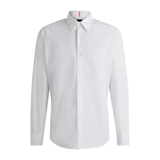Camisa de manga larga plana Boss Relegant 6 M para hombre en blanco 100 - Image 6