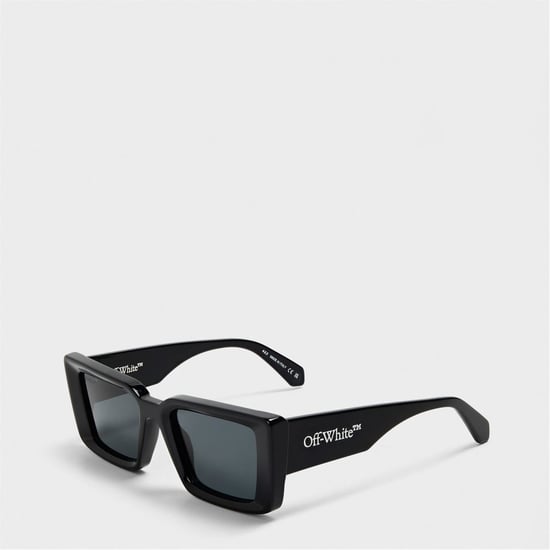 Gafas de sol de montura completa Savannah Square Off White en Negro/Gris oscuro - Image 1