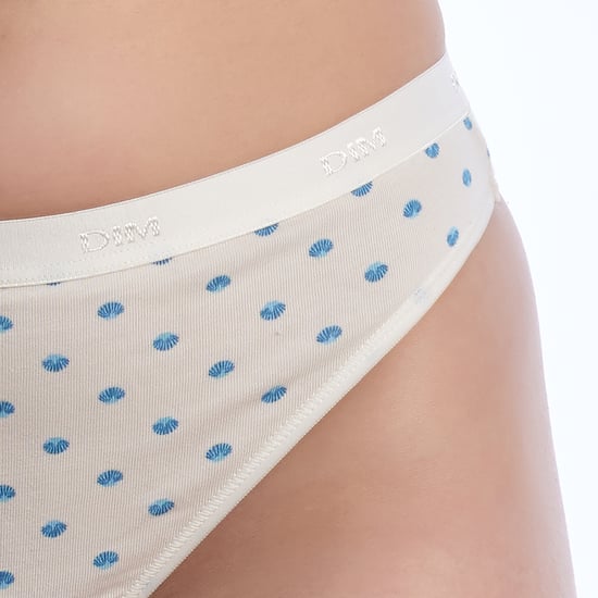 Paquete de 3 Tanga de Algodón Elástico D4C19 para Mujer - Image 3