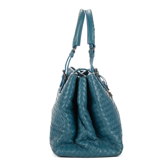 Bottega Veneta Intreciatto Roma Medium en Azul Cuero de ternero - Image 4