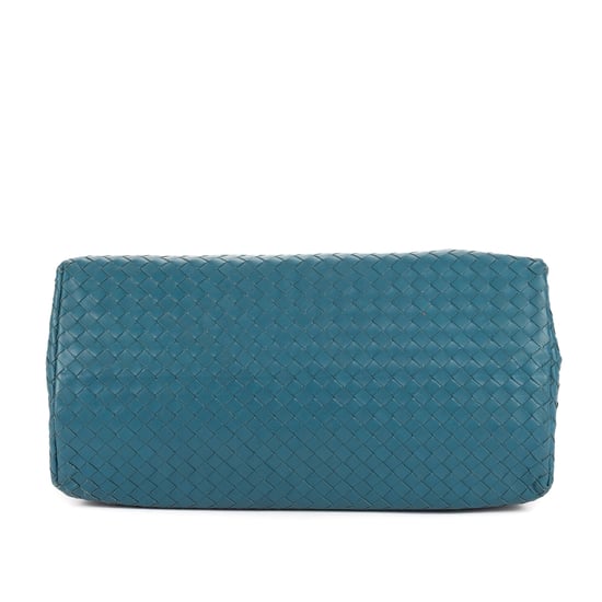 Bottega Veneta Intreciatto Roma Medium en Azul Cuero de ternero - Image 6