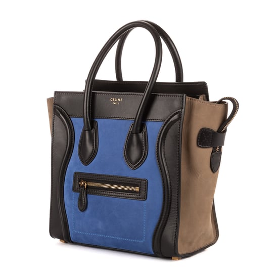 Celine Micro Lugagge Tri-color  en Negro Cuero de ternero - Image 2