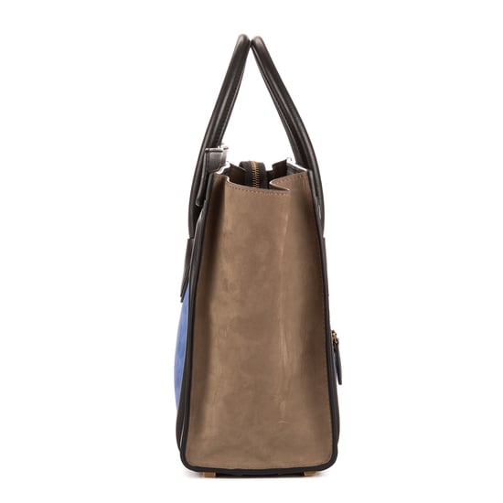 Celine Micro Lugagge Tri-color  en Negro Cuero de ternero - Image 4