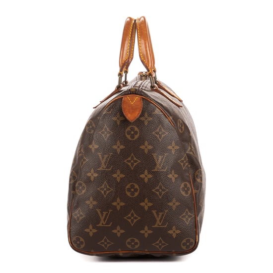 Louis Vuitton Speedy 35 en Brown Lienzo recubierto - Image 4