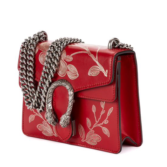 Gucci Limited Edition Chinese New Year Dionysus Mini en Red Cuero de ternero - Image 2