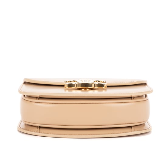 Celine Besace Clea Mini en Beige Cuero de ternero - Image 6
