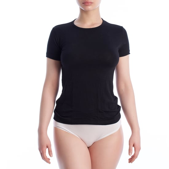 Camisa Interior de Manga Corta de Bambú para Mujer Q715 - Image 1