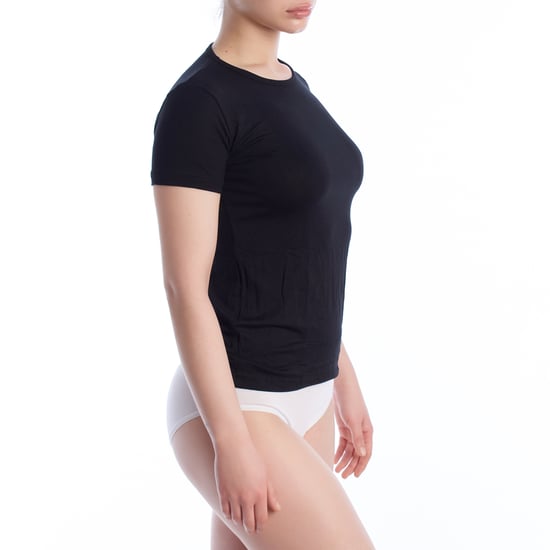 Camisa Interior de Manga Corta de Bambú para Mujer Q715 - Image 3