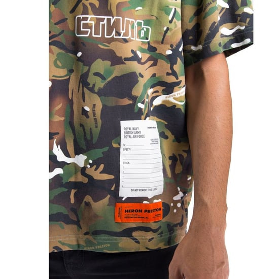 Camiseta de algodón bicolor Heron Preston - Image 4