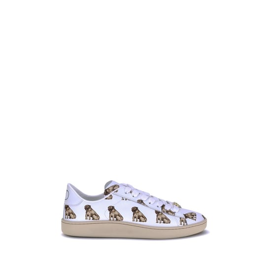 Zapatillas bajas de piel de ternero blanca Bos Taurus de Valentino Garavani - Image 1
