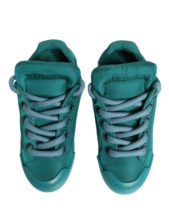 Zapatillas bajas de hombre Dolce & Gabbana Portofino en color aguamarina - Image 4