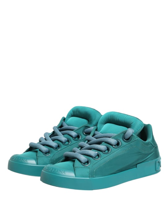 Zapatillas bajas de hombre Dolce & Gabbana Portofino en color aguamarina - Image 5